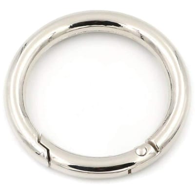 Dailygoods- Karabijnhaak 38mm - Veerklikhaken - Klikclip - Sleutelhanger - Metaal - Sterke uitvoering - Haak