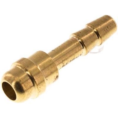 4 mm Messing Slangpilaar zonder Wartelmoer (G1/8'') 11mm [10 Stuks]