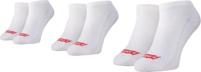 Levi's Low Cut Batwing Logo White 3-Pack
