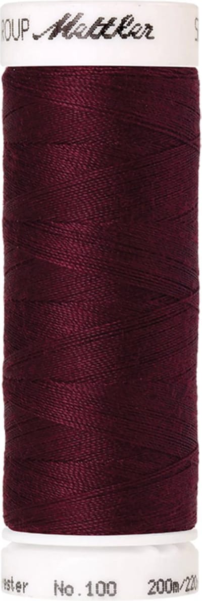 Amann Mettler Seralon Naaigaren – Bordeaux (0109) – 200 m – No. 100 – 100% Polyester – Per Stuk