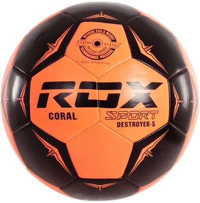 Voetbalbal Rox Destroyer maat 5 koraal FÚTBOL 11
