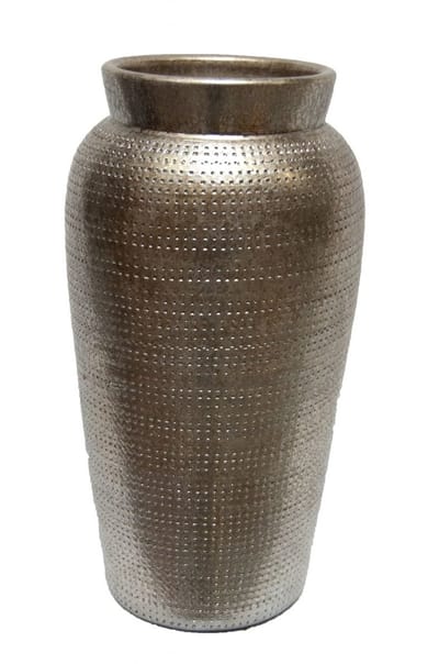 Zilver goud vaas 18x35