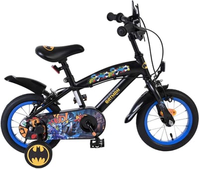 Batman Kinderfiets - Jongens - 12 inch - Zwart - Twee handremmen