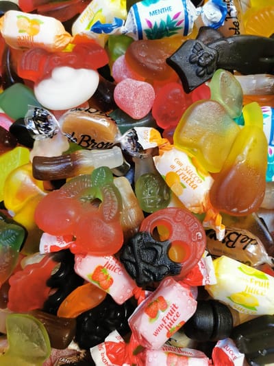 Candy Freaks suikervrij snoep en drop mix - glutenvrij met natuurlijke zoetstoffen - 900 gr