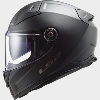 LS2 Ff811 Vector II Solid Mat Zwart Integraalhelm - Helm