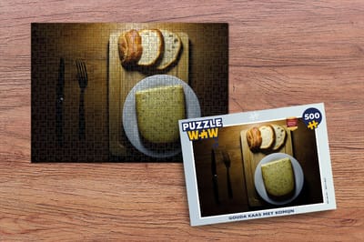 Puzzel Gouda - Kaas - Komijn - Legpuzzel - Puzzel 500 stukjes