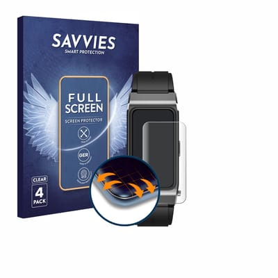 Savvies - Screenprotector voor Oukitel BT11 2-in-1 - Folie Beschermfolie transparant volledig dekking 4 Stuks