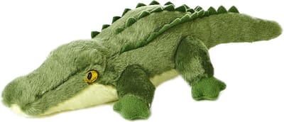 Pluche dieren knuffels krokodil van 20 cm - Knuffeldieren krokodillen speelgoed