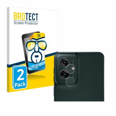 BROTECT - Screenprotector voor Motorola Moto G55 (ALLEEN Camera Lens) - Folie Beschermfolie transparant 2 Stuks