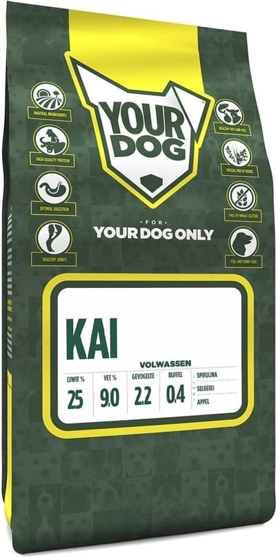 Yourdog Kai Rasspecifiek Adult Hondenvoer 6kg | Hondenbrokken