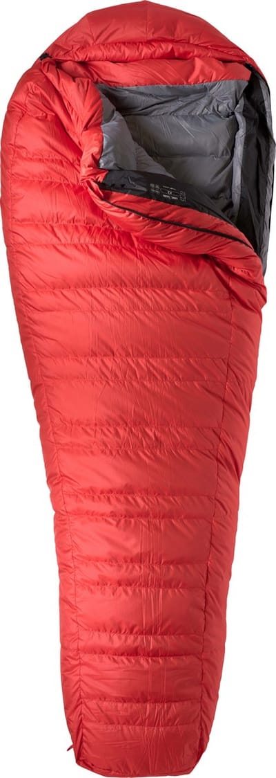 LOWLAND OUTDOOR Donzen slaapzak - K2 Expedition - 1995 gr - 225 x 80 cm -35°C - Red