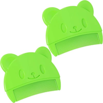 Set van 2 Baby Haarborstels en Kam voor Baby's en Peuters - Ideaal voor Cradle Cap en Haarverzorging (Groen)