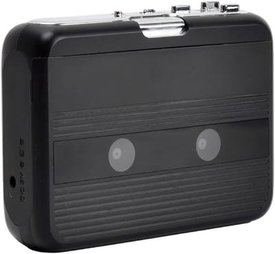 USB Cassette Speler - Walkman Radio - Muziek Luisteren - Ingebouwde FM Radio - 15 x 12 x 4 cm