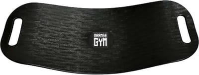 Orange Gym, Core fit & Twist Balance Board Volwassenen 65 x 10 x 27 cm - Zwart – Balanstrainer - Twisttrainer - Balans bord -Balans Wiebel bord - Balansplank - Fitness Focus Training Stabiliteit - Kerntraining - Yoga, Pilates, Fitness