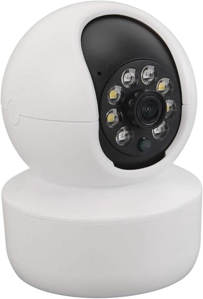 Slimme Babyfoon - Wifi Camera Binnen - Kind Bewaken - 2K Beeldkwaliteit - 360 Graden - Wit