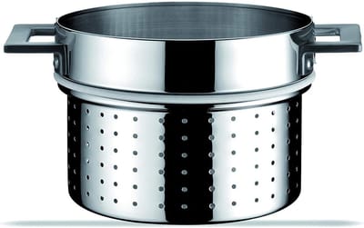 Pastakoker Inzetstuk - Kookmand - Pasta Koken - Vaatwasmachinebestendig - 24 cm - Staal