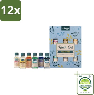Kneipp - Geschenkset Badolie - Giftset - Voordeelverpakking - 12 stuks - Badproducten - Badolie