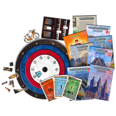 999 Games - EXIT - De Jacht door Amsterdam - Escape Room Spel - Met herkenbare locaties in Amsterdam - De escape room-ervaring in huis! - Gezelschapsspel - Breinbreker - Klein cadeautje