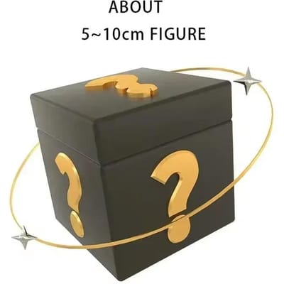 Modèle Anime Naruto Kakashi Sasuke Boîte Aveugle Boîte Chanceuse Modèle Boîte Mystère Anime Meilleur Cadeau Figurines Exquises black