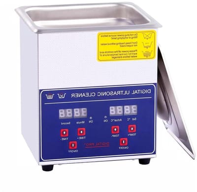 Ultrasone Reiniger - Schoonmaakbad - Dieptereiniging - Instelbare Temperatuur - 2L Capaciteit - Zilver