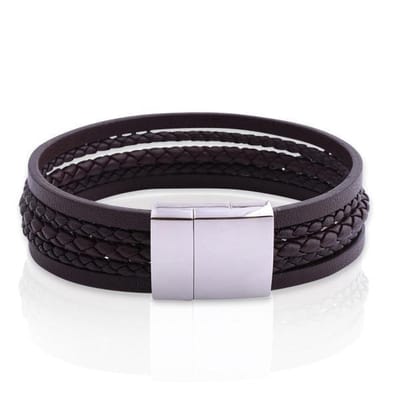 Recol - Armband Heren - Leren Armband - Armband Dames - Heren Armband - Dames Armband - Armband Leer - Leren Armband Heren