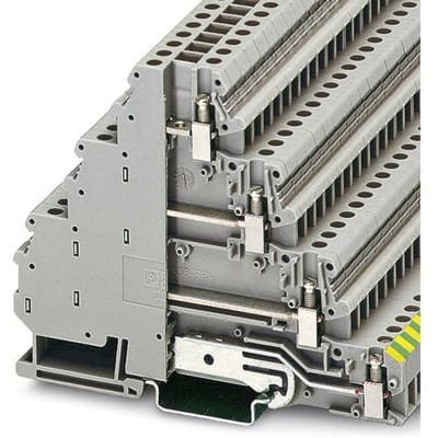 Phoenix Contact 3011999 Doorgangsserieklem 6.2 mm Schroeven Grijs 50 stuk(s)