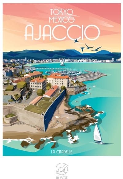 La Loutre puzzel 1000 stukjes Ajaccio - La Citadelle - legpuzzel.