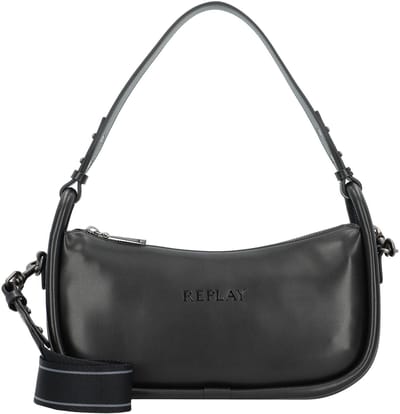 REPLAY Schoudertas Shoulder Bag Black Zwart