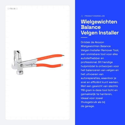 Dailygoods - Wielgewichten Balance Velgen Installer Remover Tool - Autoreparatie - Praktisch ontwerp - Efficiënt gebruik - Voor alle voertuigen - Idea...