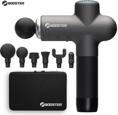 Booster Lightning Massage Gun - Massage apparaat - Koffer - 6 Opzetstukken - Smart Massage