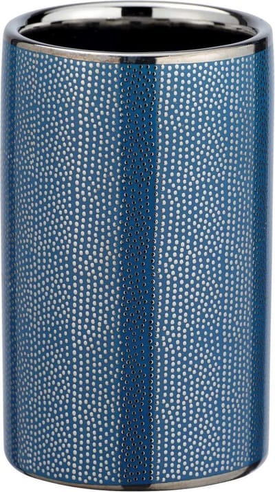 Wenko Badkamerbeker Nuria 6,5 X 10,5 Cm Keramiek Blauw