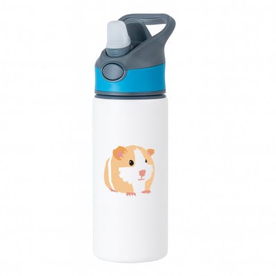 Hacebo® - Cavia's waterfles met rietje blauw - Cavia - Dieren liefhebbers - Knaagdier - hamster - dieren - water fles - 650ML