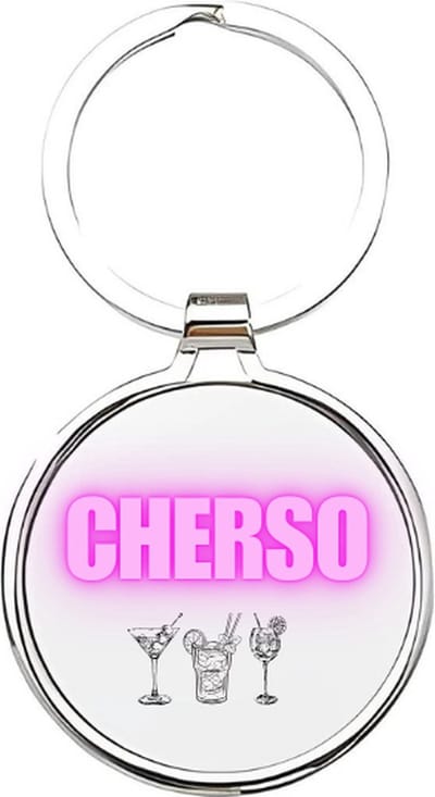 Akyol - cherso Sleutelhanger - Cherso - vakantiegangers - chersonisos - griekenland - vakantie - grieks eiland - zomervakantie - cherso souvenir - souvenirtje - jongerenvakantie - oh oh cherso - kreta - 4 x 7,5 CM