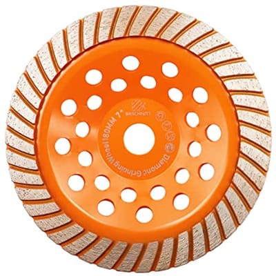 Diamant Turbo Slijpbeker 7 inch voor Graniet, Beton en Marmer