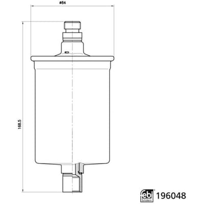 Brandstoffilter FEBI BILSTEIN 196048