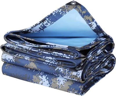 Zwaar dekzeil - Waterdicht zeildoek - Buiten beschermen - UV en scheurvast - 450 g/m² - Camouflage