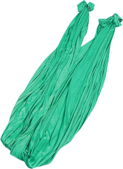 Luchthangmat - Lucht zijde schommel - Kracht en flexibiliteit - Zachte elastische stof - 400 x 280 cm - Groen