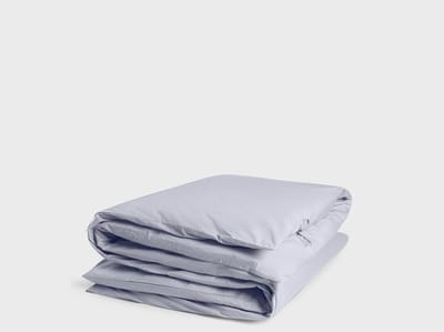 Yumeko dekbedovertrek percal katoen lavendel blauw 140x200 (zonder slopen) - Bio, eco & fairtrade