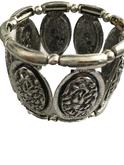 Petra's Sieradenwereld - Armband metaal op elastiek (9)