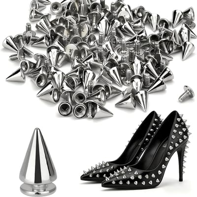Punk rivets voor kleding en accessoires - 120 stuks, perfect voor DIY-projecten en modeontwerpen