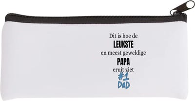 Akyol - dit is hoe de leukste en meest geweldige papa eruit ziet Etui - Vader - papa - vaderdag - cadeau - verjaardag - opa - 20 bij 9 cm