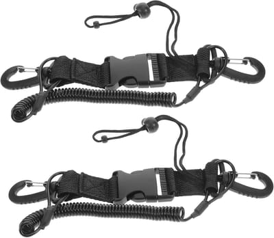 Camera Polsband - Veiligheidskoord - Onderwater Fotografie - Verstelbaar - 2 stuks - Zwart