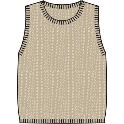 Mouwloze damestrui Pulz Jeans Nia