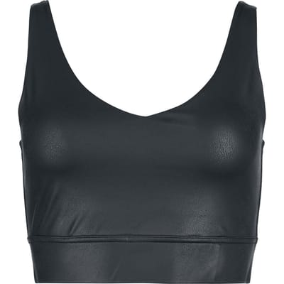 Black Premium by EMP Top - Essential Faux Leather cropped Top - S tot XXL - voor Vrouwen - zwart