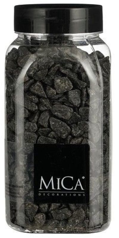 Antraciet Decoratie Steentjes 650ml - Mica Decorations