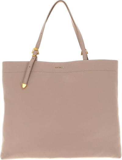 COCCINELLE Leren Shopper Coccinelle Gleen Handbag Powder Pink Beige