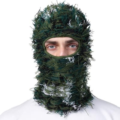 Bovista Ski Masker - Bivakmuts - Winter Masker - Balaclava - Ski Mask - Full Face Mask - Groen