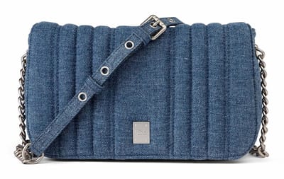 REPLAY Schoudertas Shoulder Bag With Flap Blu Denim Blauw