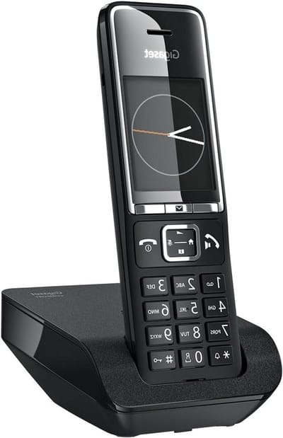 Draadloze DECT Telefoon - Thuis Telefoon - Thuis Bellen - Groot Kleurendisplay - 22 inch - Zwart Chroom