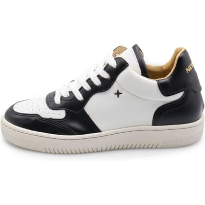 Newlab - White And Black Appleskin NL11/J08 WIT/BLACK sneaker